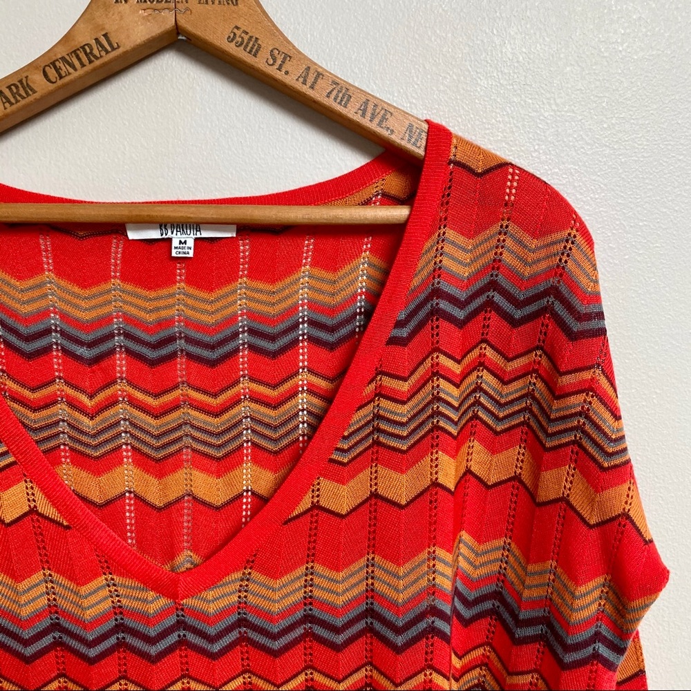 BB Dakota red/orangish lightweight sweater - Picture 2 of 7